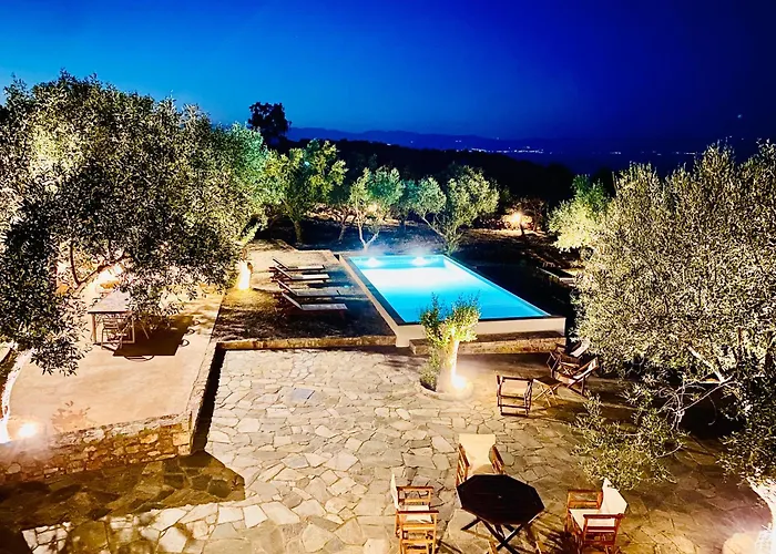 Willa Joyanna Pool, Sea View & Olive Grove Serenity In Mani *